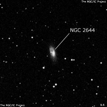 NGC 2644 - спиральная галактика. Описание NGC 2644:, Галактика в созвездии Гидра