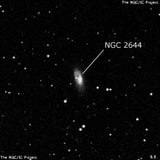 NGC 2644 - спиральная галактика. Описание NGC 2644:, Галактика в созвездии Гидра