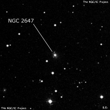 NGC 2647 - галактика. Описание NGC 2647:, Галактика в созвездии Рак