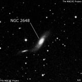 NGC 2648 - спиральная галактика. Описание NGC 2648:, Галактика в созвездии Рак