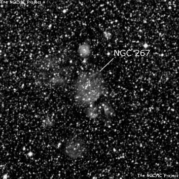 NGC 267 - рассеянное скопление звёзд. Описание NGC 267:, Рассеянное скопление в созвездии Тукан