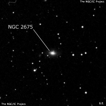 NGC 2675 - эллиптическая галактика. Описание NGC 2675:, Галактика в созвездии Большая Медведица