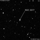 NGC 2677 - галактика. Описание NGC 2677:, Галактика в созвездии Рак
