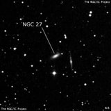 NGC 27 - спиральная галактика. Описание NGC 27:, Галактика в созвездии Андромеда