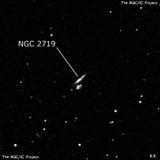 NGC 2719 - галактика неправильной формы. Описание NGC 2719:, Галактика в созвездии Рысь