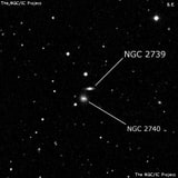 NGC 2739 - галактика. Описание NGC 2739:, Галактика в созвездии Большая Медведица