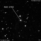 NGC 2760 - по указанным Генри Дрейером координатам, объект повторно не найден; . Описание NGC 2760:, Галактика в созвездии Дракон