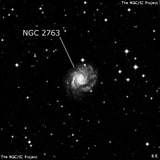 NGC 2763 - спиральная галактика с баром. Описание NGC 2763:, Галактика в созвездии Гидра