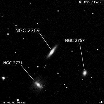 NGC 2769 - спиральная галактика. Описание NGC 2769:, Галактика в созвездии Большая Медведица