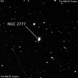 NGC 2777 - галактика. Описание NGC 2777:, Галактика в созвездии Рак