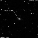 NGC 2786 - галактика. Описание NGC 2786:, Галактика в созвездии Рак