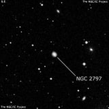 NGC 2797 - галактика. Описание NGC 2797:, Галактика в созвездии Рак