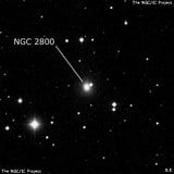 NGC 2800 - эллиптическая галактика. Описание NGC 2800:, Галактика в созвездии Большая Медведица