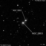 NGC 2803 - галактика. Описание NGC 2803:, Галактика в созвездии Рак