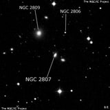 NGC 2807 - спиральная галактика. Описание NGC 2807:, Галактика в созвездии Рак