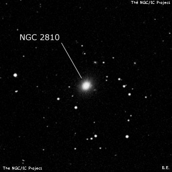 NGC 2810 - эллиптическая галактика. Описание NGC 2810:, Галактика в созвездии Большая Медведица