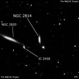 NGC 2814 - спиральная галактика. Описание NGC 2814:, Галактика в созвездии Большая Медведица