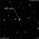 NGC 2833 - спиральная галактика. Описание NGC 2833:, Галактика в созвездии Рысь