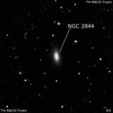 NGC 2844 - спиральная галактика. Описание NGC 2844:, Галактика в созвездии Рысь