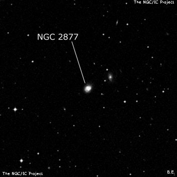 NGC 2877 - галактика. Описание NGC 2877:, Галактика в созвездии Гидра
