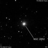 NGC 2892 - эллиптическая галактика. Описание NGC 2892:, Галактика в созвездии Большая Медведица