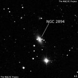 NGC 2894 - спиральная галактика. Описание NGC 2894:, Галактика в созвездии Лев