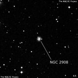 NGC 2908 - спиральная галактика. Описание NGC 2908:, Галактика в созвездии Дракон
