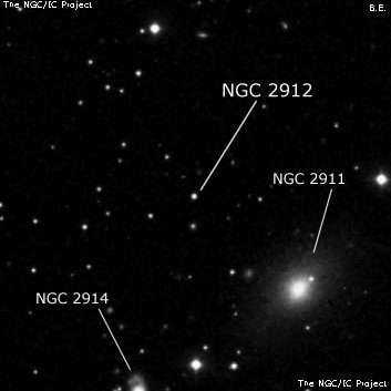 NGC 2912 - одиночная звезда. Описание NGC 2912:, Двойная звезда в созвездии Лев