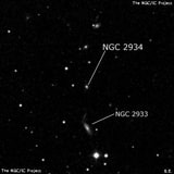 NGC 2934 - галактика. Описание NGC 2934:, Галактика в созвездии Лев