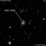 NGC 2942 - спиральная галактика. Описание NGC 2942:, Галактика в созвездии Малый Лев
