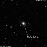 NGC 2960 - спиральная галактика. Описание NGC 2960:, Галактика в созвездии Гидра