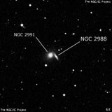 NGC 2988 - галактика. Описание NGC 2988:, Галактика в созвездии Лев