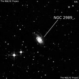 NGC 2989 - галактика. Описание NGC 2989:, Галактика в созвездии Гидра