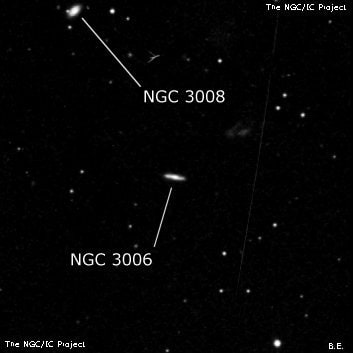 NGC 3006 - линзовидная галактика. Описание NGC 3006:, Галактика в созвездии Большая Медведица