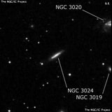 NGC 3024 - спиральная галактика. Описание NGC 3024:, Галактика в созвездии Лев