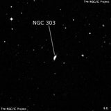 NGC 303 - галактика. Описание NGC 303:, Галактика в созвездии Кит