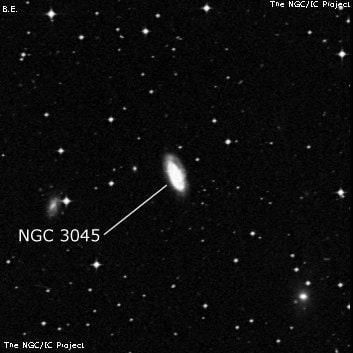 NGC 3045 - спиральная галактика. Описание NGC 3045:, Галактика в созвездии Гидра