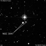 NGC 3047 - галактика. Описание NGC 3047:, Галактика в созвездии Секстант