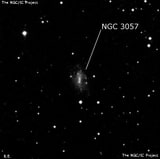 NGC 3057 - спиральная галактика с баром. Описание NGC 3057:, Галактика в созвездии Дракон
