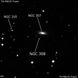 NGC 308 - одиночная звезда. Описание NGC 308:, Двойная звезда в созвездии Кит
