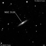 NGC 3126 - спиральная галактика. Описание NGC 3126:, Галактика в созвездии Малый Лев