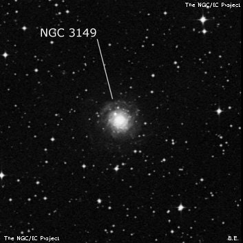 NGC 3149 - спиральная галактика. Описание NGC 3149:, Галактика в созвездии Хамелеон