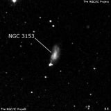 NGC 3153 - спиральная галактика. Описание NGC 3153:, Галактика в созвездии Лев