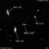 NGC 325 - спиральная галактика. Описание NGC 325:, Галактика в созвездии Кит