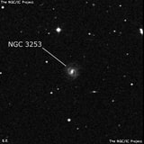 NGC 3253 - спиральная галактика с баром. Описание NGC 3253:, Галактика в созвездии Лев