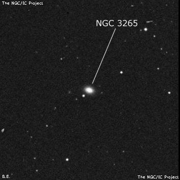 NGC 3265 - эллиптическая галактика. Описание NGC 3265:, Галактика в созвездии Малый Лев