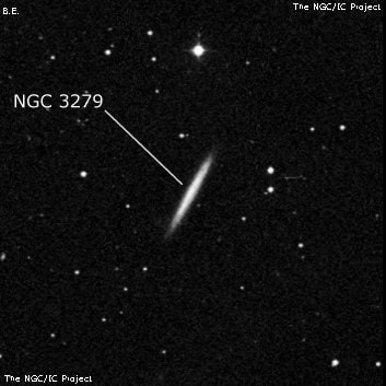 NGC 3279 - галактика. Описание NGC 3279:, Галактика в созвездии Лев