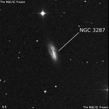NGC 3287 - спиральная галактика с баром. Описание NGC 3287:, Галактика в созвездии Лев