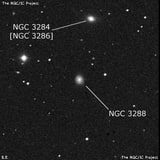 NGC 3288 - спиральная галактика с баром. Описание NGC 3288:, Галактика в созвездии Большая Медведица