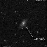 NGC 3443 - галактика. Описание NGC 3443:, Галактика в созвездии Лев